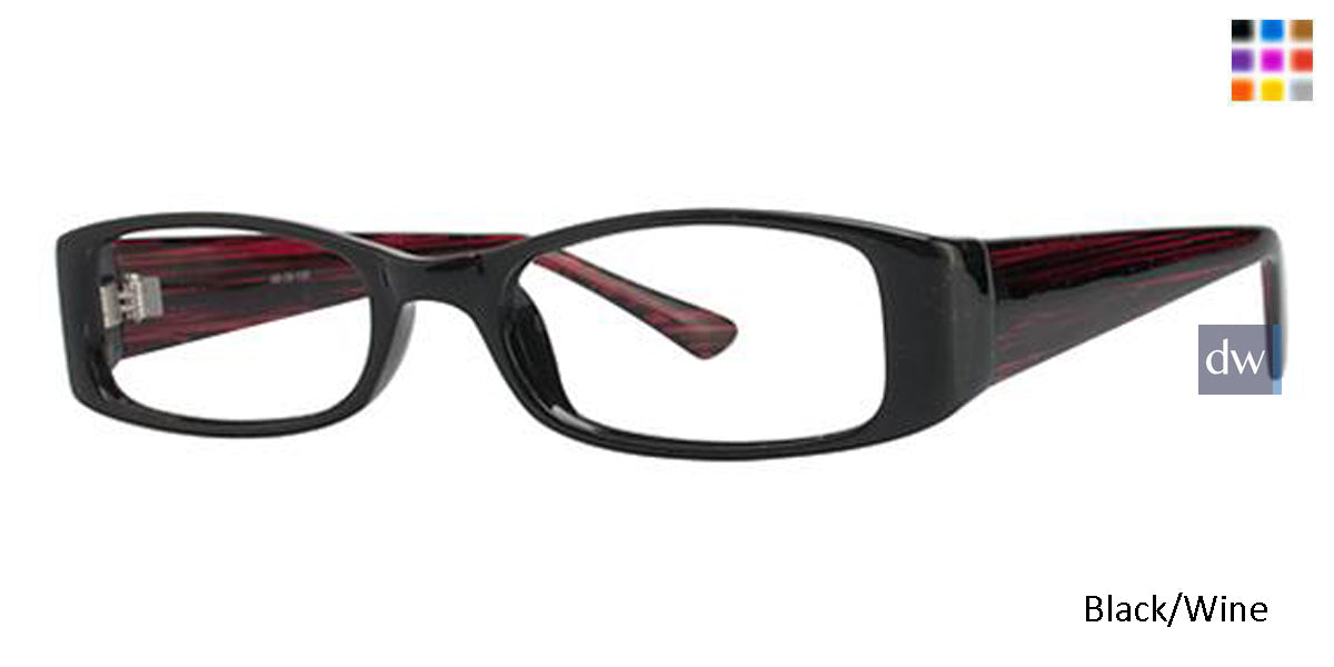 Black/Wine Parade 1701 Eyeglasses - Teenager.