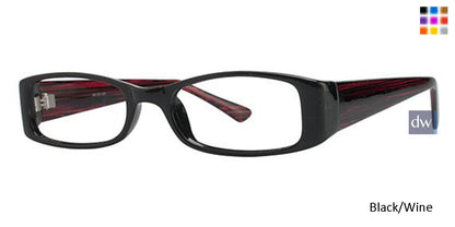 Black/Wine Parade 1701 Eyeglasses - Teenager.