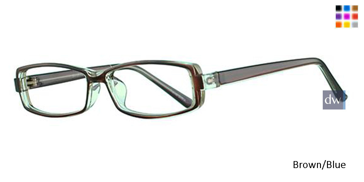 Brown/Blue Parade 1704 Eyeglasses.