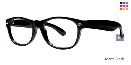 Matte Black Parade Q Series 1717 Eyeglasses.