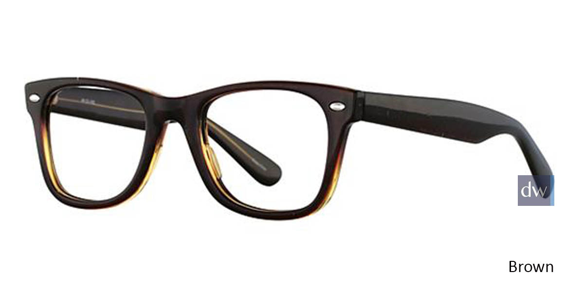 Brown Parade Q Series 1722 Eyeglasses - Teenager.