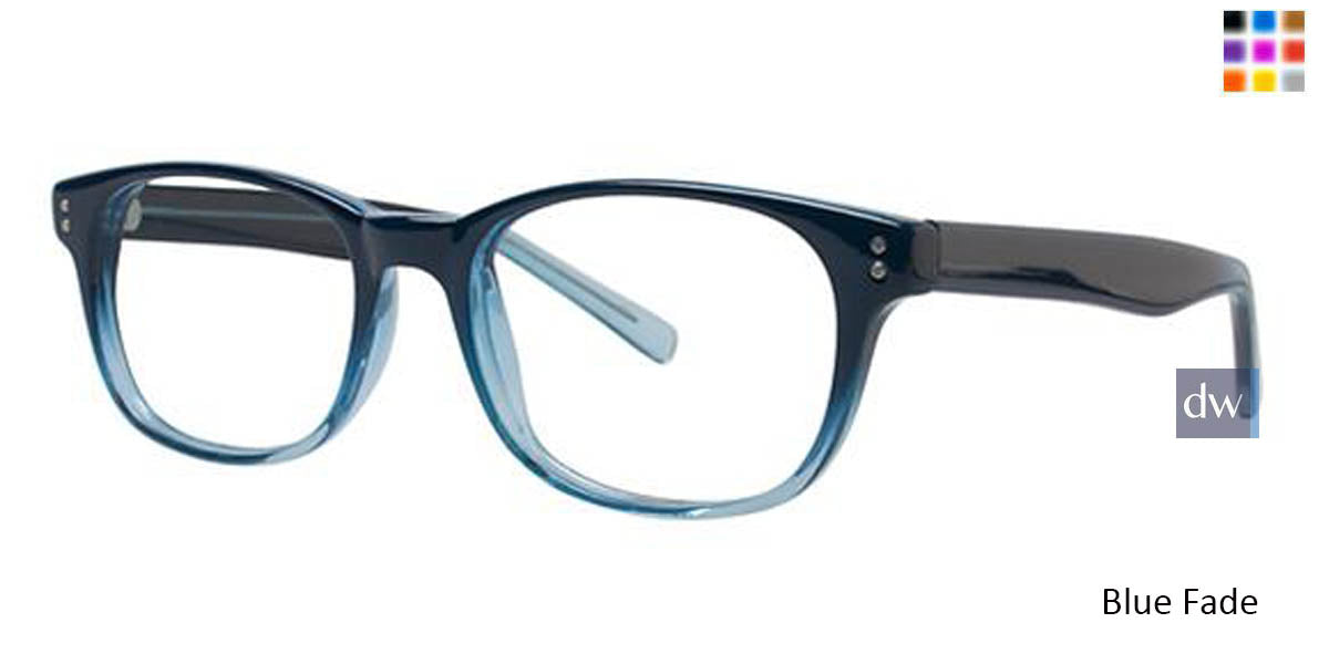Blue Fade Parade Q Series 1726 Eyeglasses.