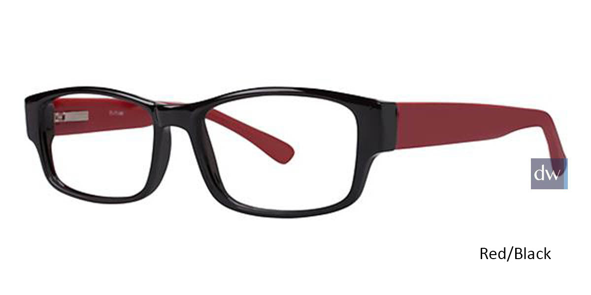 Red/Black Parade Q Series 1728 Eyeglasses.