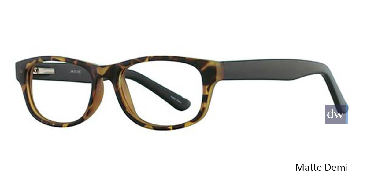 Matte Demi Parade Q Series 1734 Eyeglasses - Teenager.