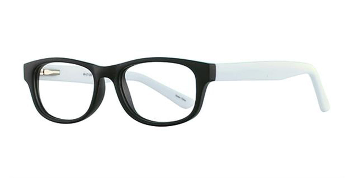 Matte Black Parade Q Series 1734 Eyeglasses - Teenager.