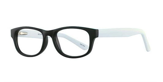 Matte Black Parade Q Series 1734 Eyeglasses - Teenager.