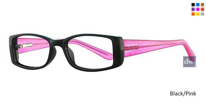 Black/Pink Parade Q Series 1737 Eyeglasses.