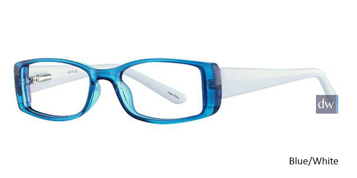 Blue/White Parade Q Series 1737 Eyeglasses.