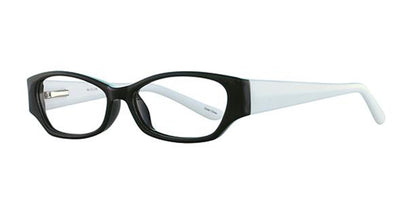 Black/Withe Parade Q Series 1742 Eyeglasses - Teenager.