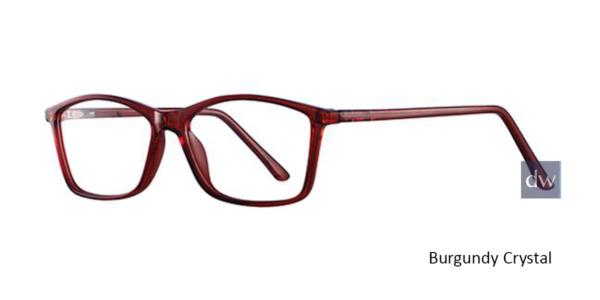 Burgundy Crystal Parade Q Series 1751 Eyeglasses.