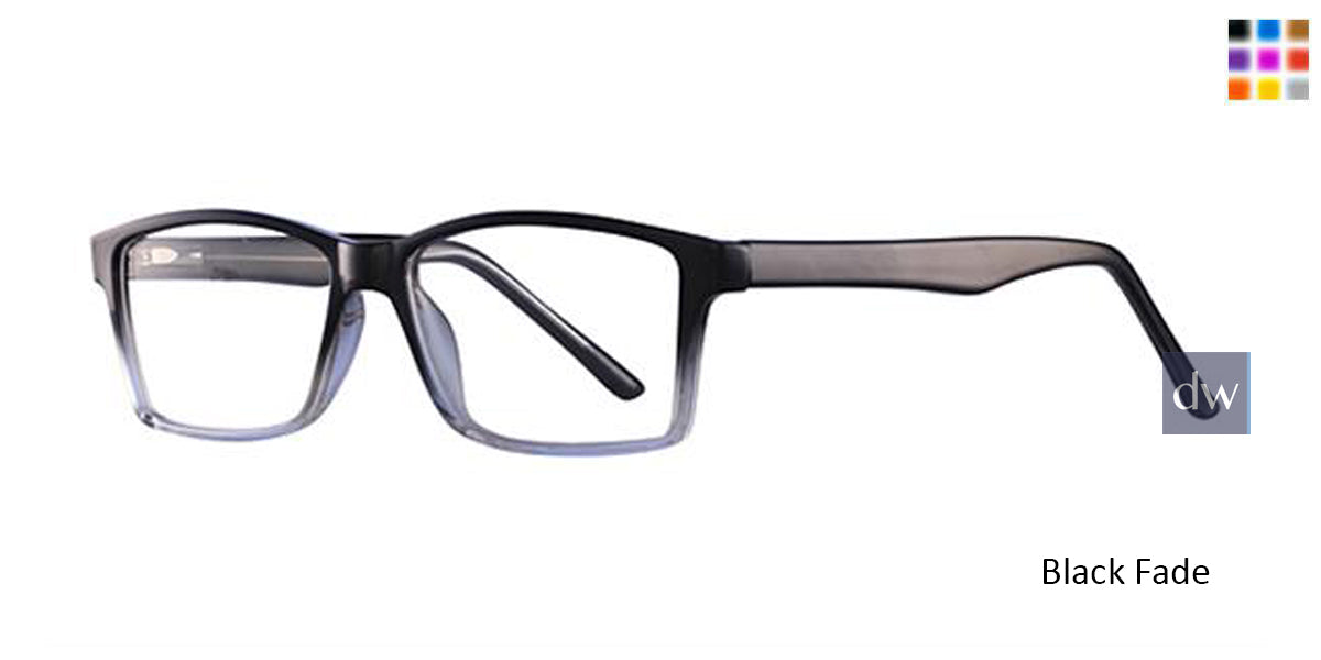 Black Fade Parade Q Series 1752 Eyeglasses.