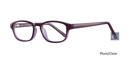 Plum/Clear Parade Q Serise 1754 Eyeglasses.