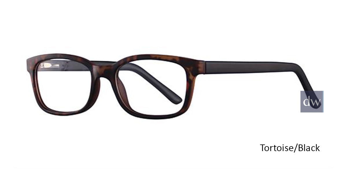 Tortoise/Black Parade Q Series 1755 Eyeglasses - Teenager.