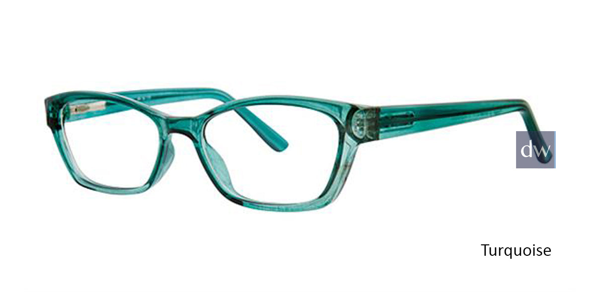 Turquoise Parade Q Series 1756 Eyeglasses - Teenager.