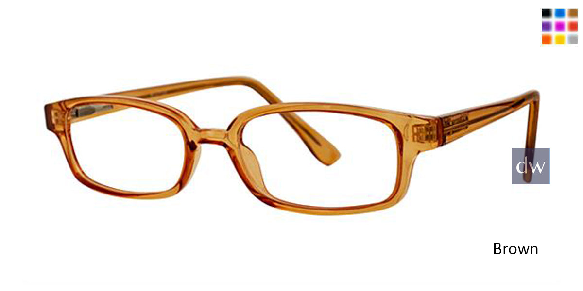 Brown Parade Q Series 1760 Eyeglasses.