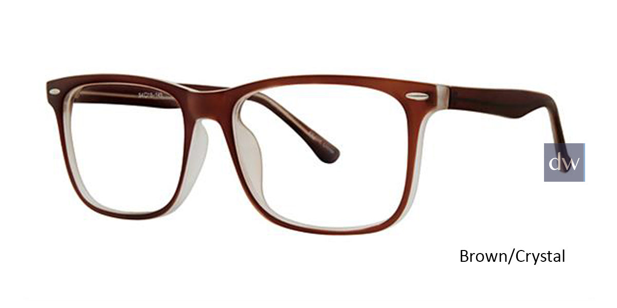 Brown/Crystal Parade Q Series 1766 Eyeglasses.