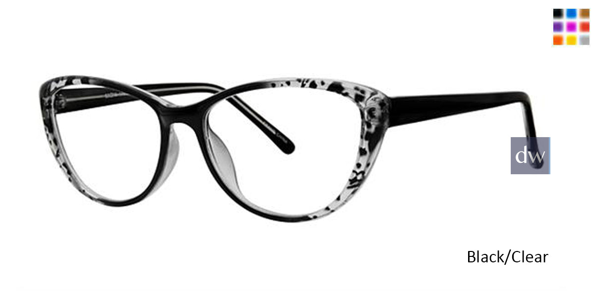 Black/Clear Parade Q Series 1769 Eyeglasses.