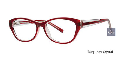Burgundy Crystal Parade Q Series 1772 Eyeglasses.