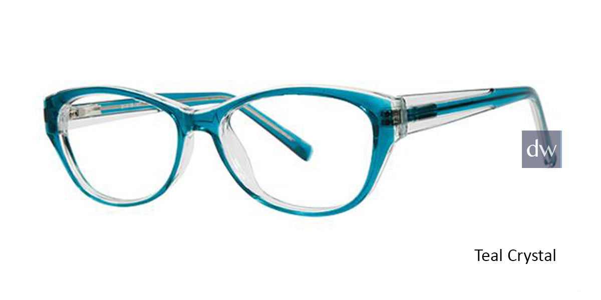 Teal crystal Parade Q Series 1772 Eyeglasses.