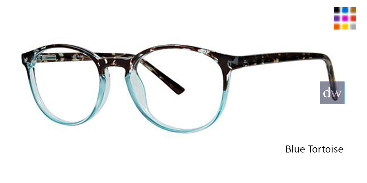 Blue Tortoise Parade Q Series 1789 Eyeglasses - Teenager.