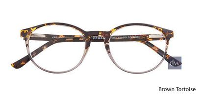 Brown Tortoise  Parade Q Series 1789 Eyeglasses - Teenager.