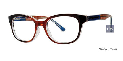 Navy/Brown Parade Q Series 1794 Eyeglasses.