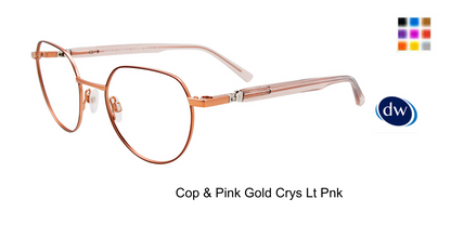 Cop Pink Gold Crys Lt Pnk