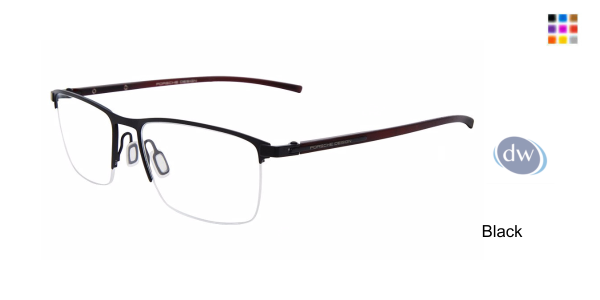 PORSCHE DESIGN P8371 Eyeglasses Black