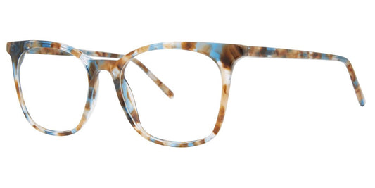 Blue Tortoise Vera Wang V587 Eyeglasses.