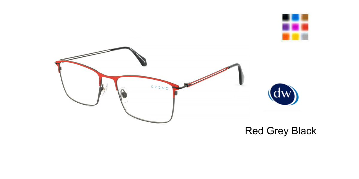 Red Grey Black