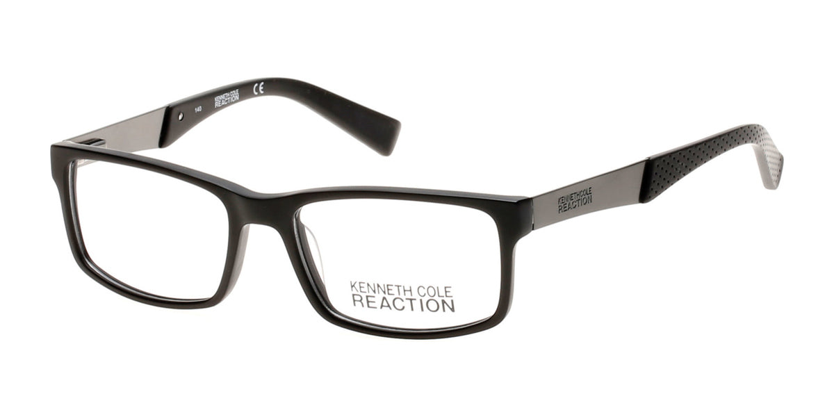 Matte Black Kenneth Cole Reaction KC0771 Eyeglasses.