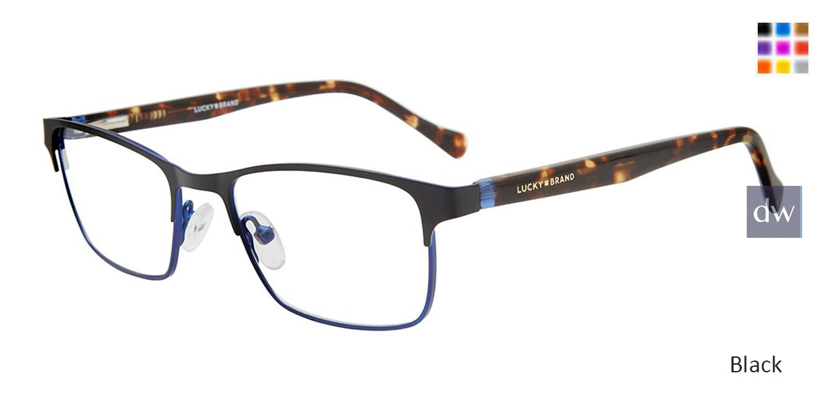 Black Lucky Kid VLBD823 Eyeglasses - Teenager