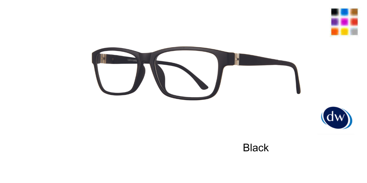Black Eight to Eighty Socrates Eyeglasses