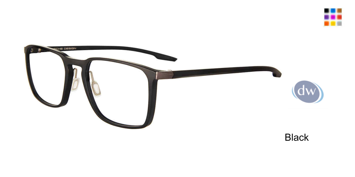 PORSCHE DESIGN P8732 Eyeglasses Black