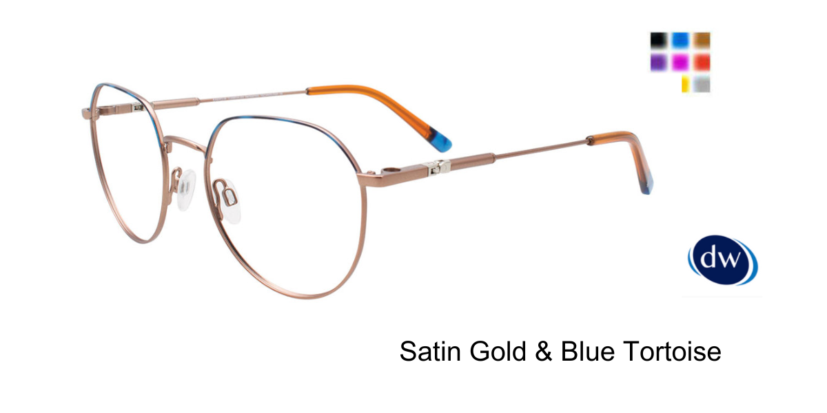Satin Gold Blue Tortoise