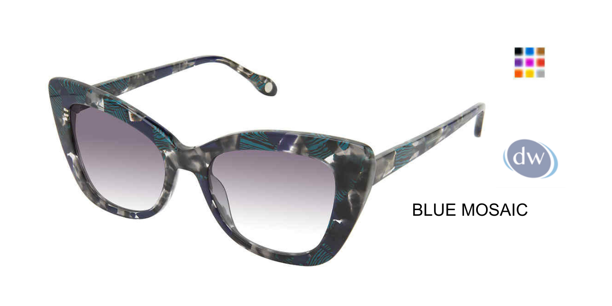FYSH F-2063 Sunglasses Blue Mosaic