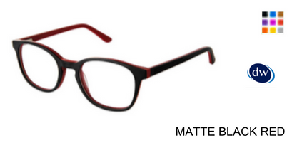 MATTE BLACK RED