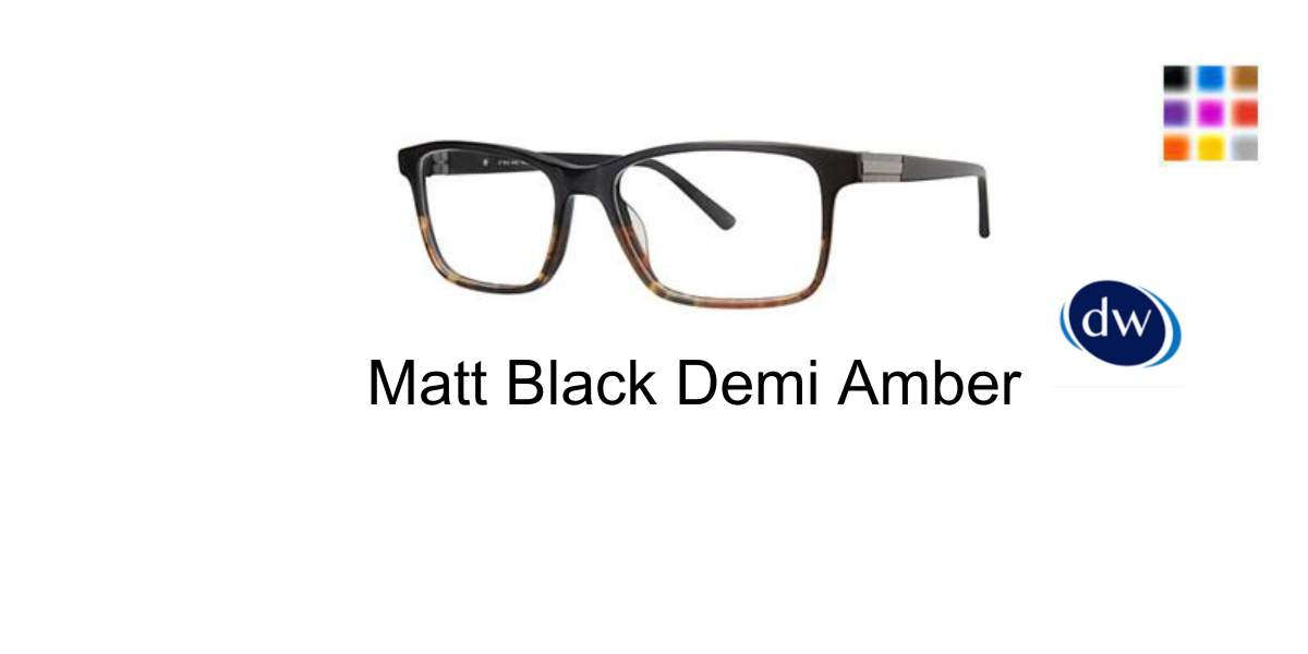 Matt Black Demi Amber