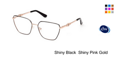 Shiny Black Shiny Pink Gold