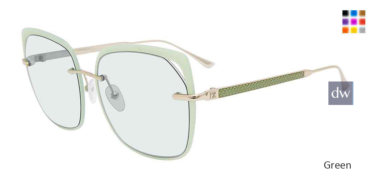 Green Escada SESB10 Eyeglasses