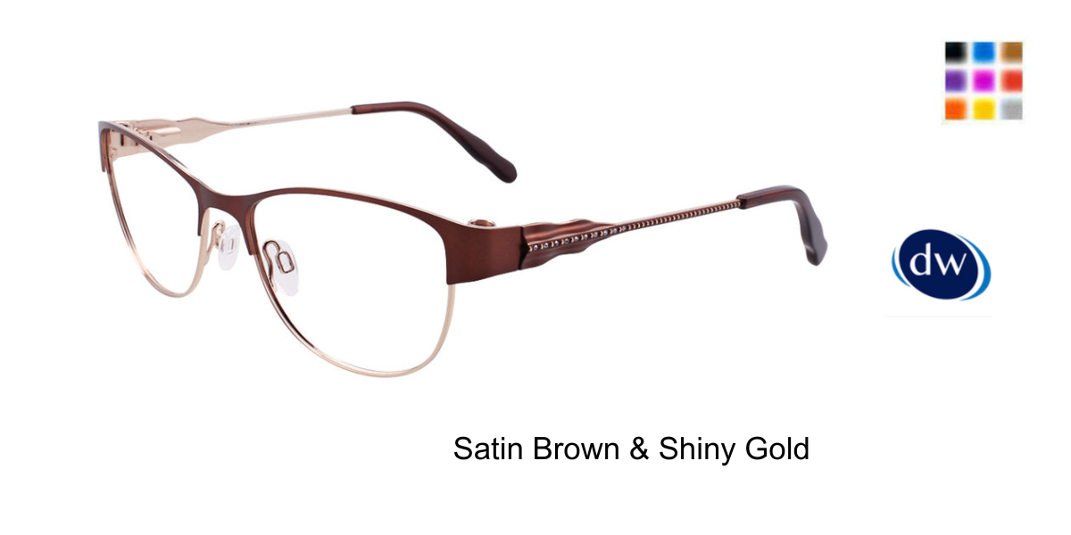 Satin Brown Shiny Gold