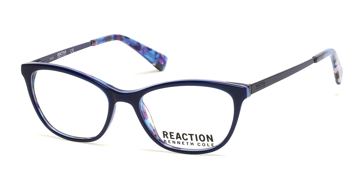 Matte Blue Kenneth Cole Reaction KC0826 Eyeglasses.