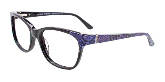 Black Lavender Snake Pattern