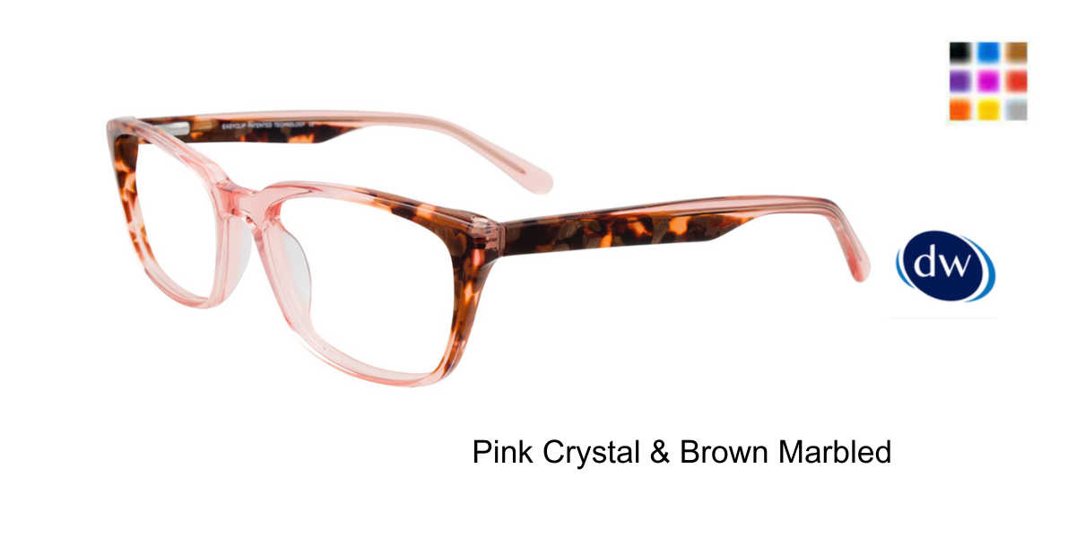 Pink Crystal Brown Marbled