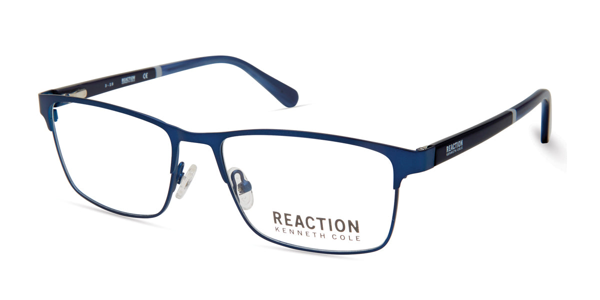 Matte Blue Kenneth Cole Reaction KC0823 Eyeglasses.