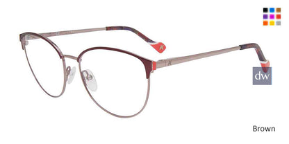 Brown Yalea VYA011 Eyeglasses