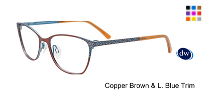 Copper Brown L. Blue Trim