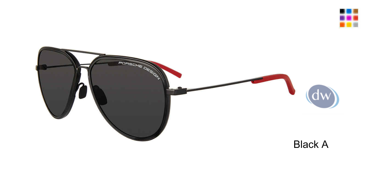 PORSCHE DESIGN P8691 Sunglasses Black