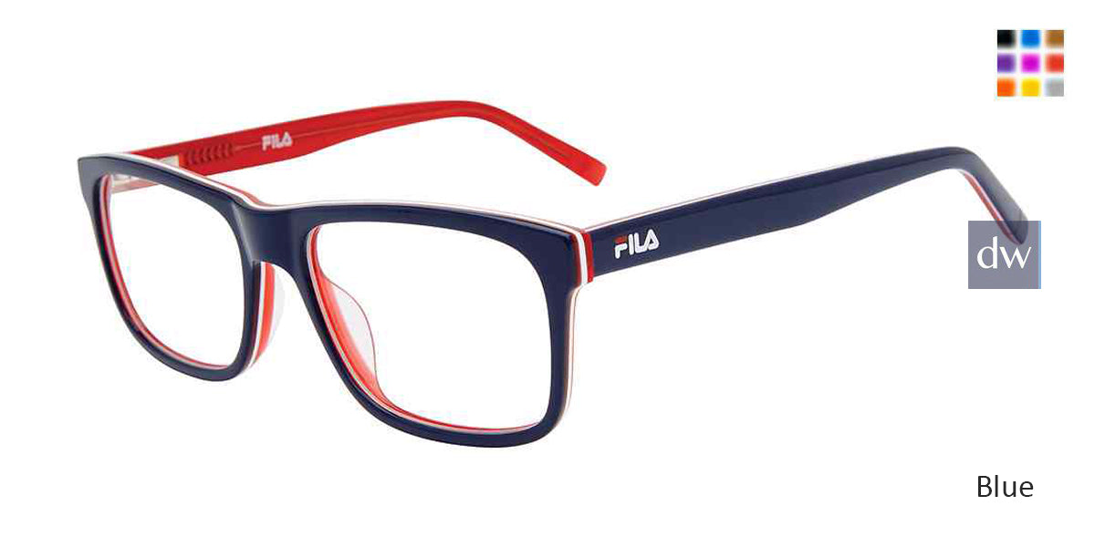 Blue Fila VFI260 Eyeglasses