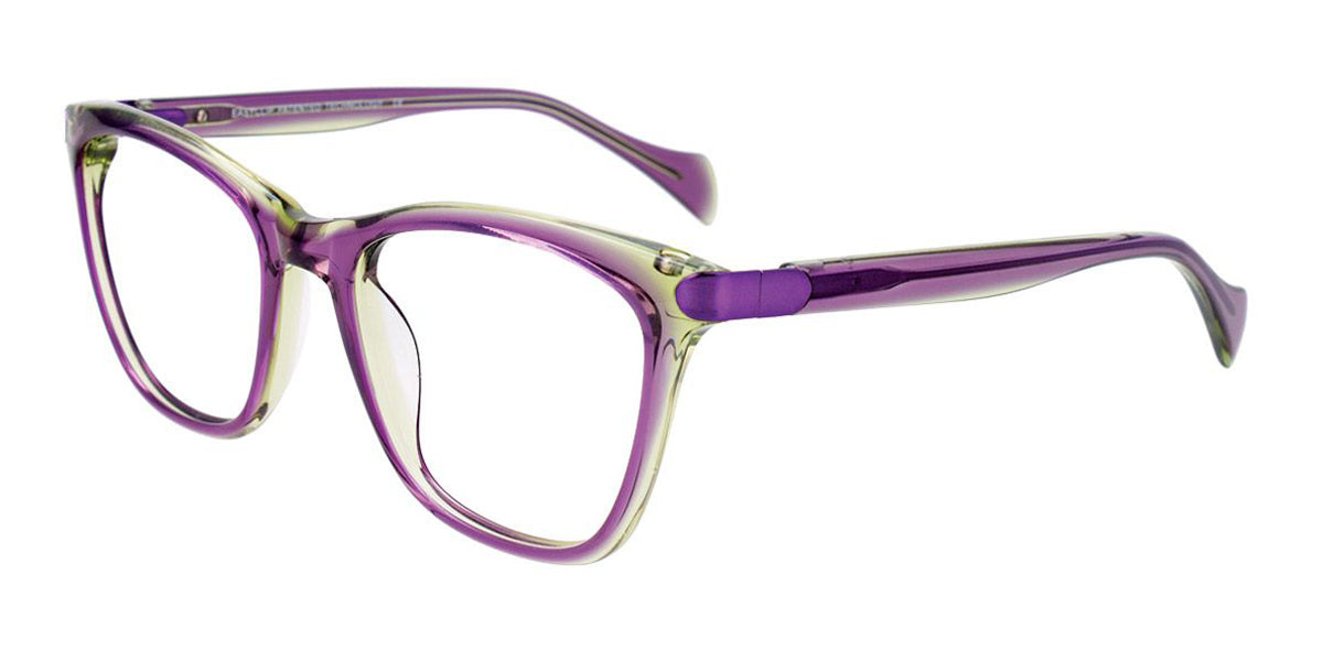 Purple Light Green Crystal Purple